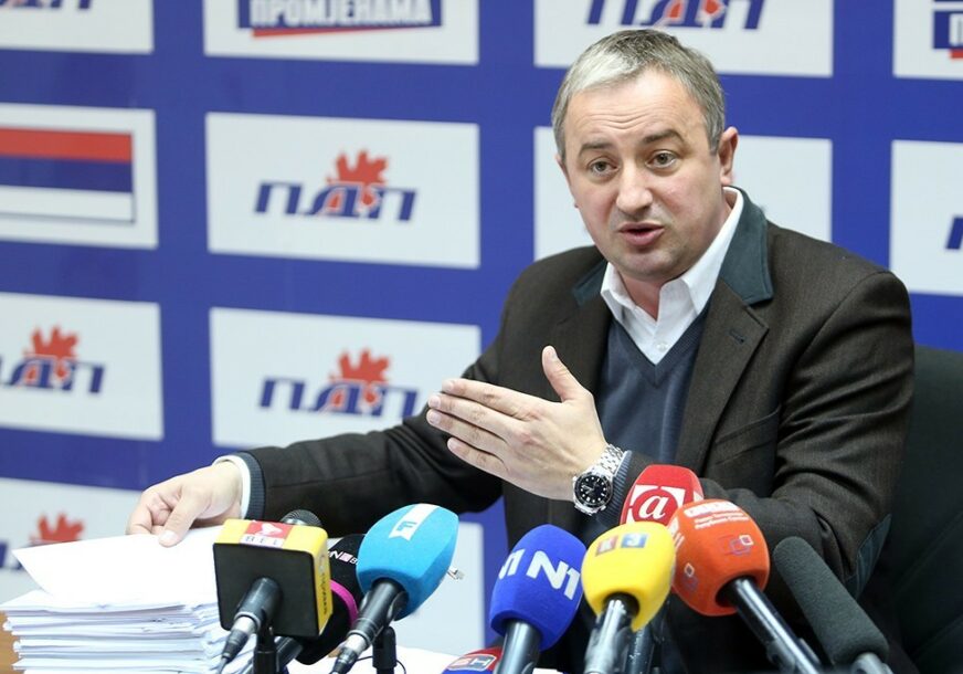 Borenović: Vladajuća koalicija u paničnom strahu, PDP ima podršku naroda Srpske