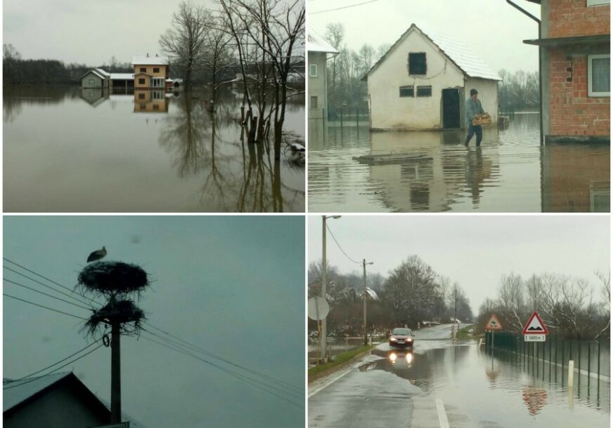 Poplavljen put i kuće kod Gradiške, mještani u strahu, samo PRVA RODA nada u bolje sutra
