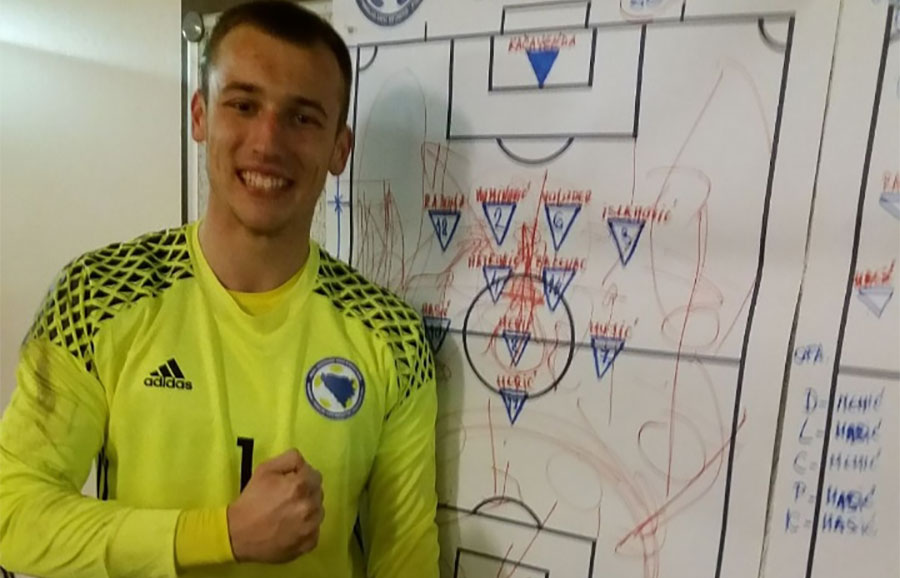 Luka Kačavenda golman kadeta BiH : Ponosan sam zbog odlaska na Evropsko prvenstvo
