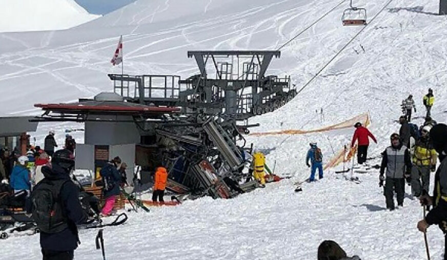 Nesreća u gruzijskom ski odmaralištu: Otkazala žičara, skijaši LETJELI I PO NEKOLIKO METARA