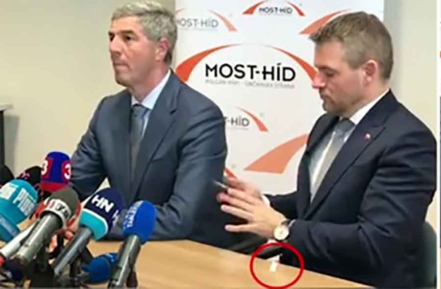 Tek što je stupio na funkciju, a o njemu već BRUJE društvene mreže: Vrećica sa BIJELIM PRAHOM ispala iz džepa novog premijera Slovačke (VIDEO)