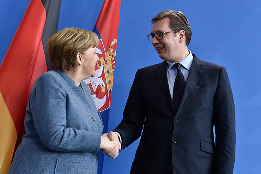 SASTANAK LIDERA NJEMAČKE I SRBIJE "Merkelova će Vučiću iznijeti plan za KiM"