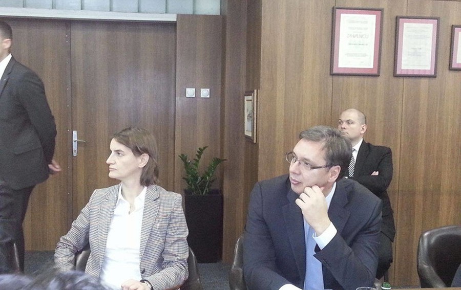 Vučić i Brnabićeva na sastanku sa makedonskim premijerom: Razgovor o širenju inicijative "Otvoreni balkan"