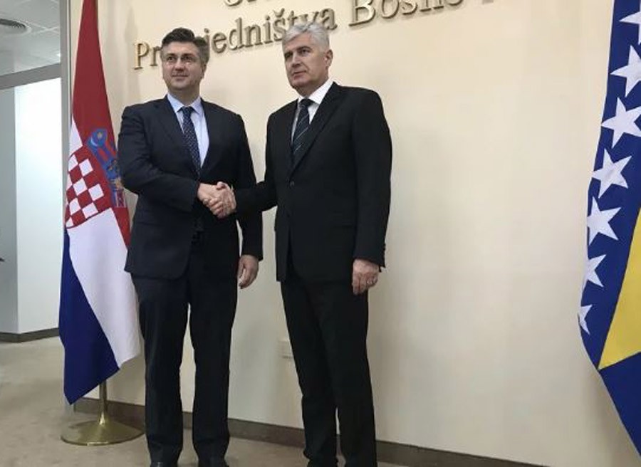 Čović nakon sastanka sa Plenkovićem: “Nedolazak Izetbegovića dio predizborne kampanje”