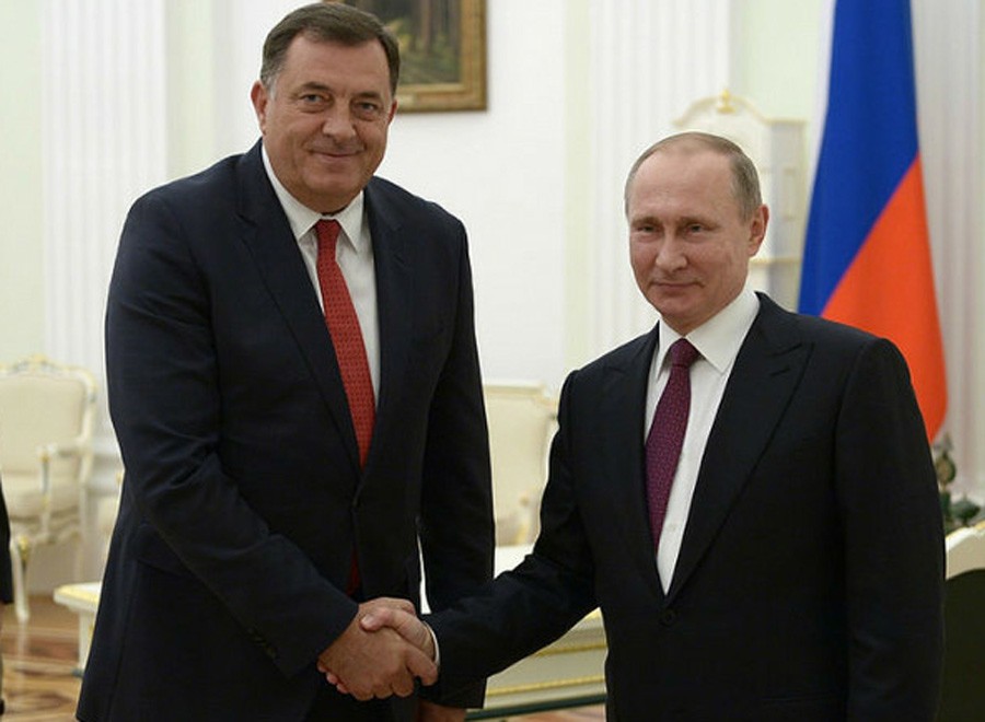 NAJLJEPŠE ŽELJE STIŽU IZ RUSIJE Putin čestitao Dodiku predstojeće praznike