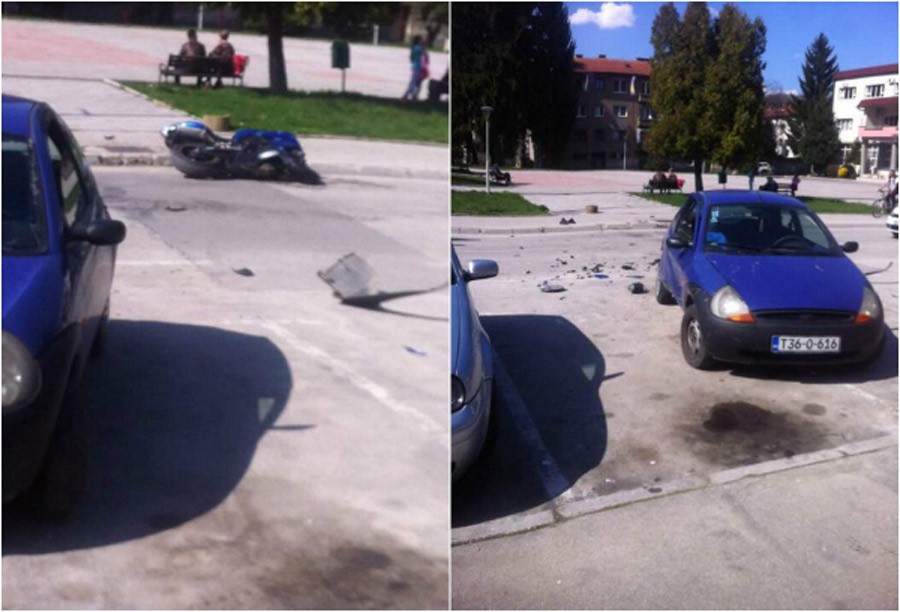 Nesreća kod Novog Travnika, teže povrijeđen motorista