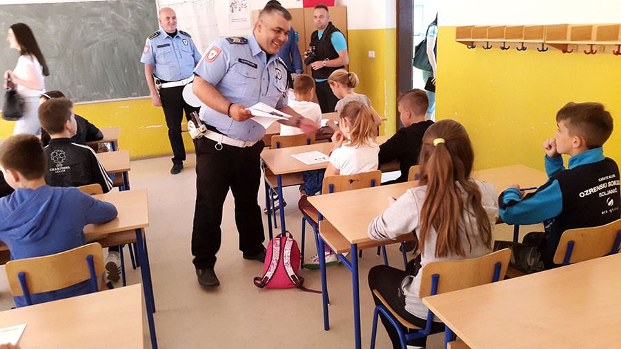 U Doboju 50 učenika izašlo na ispit za učešće u školskim saobraćajnim patrolama