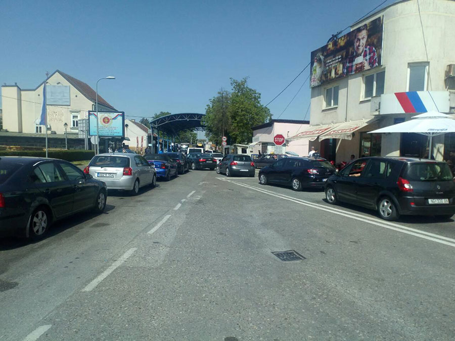 Pojačan saobraćaj na prelazu Gradiška