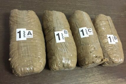 POKUŠAJ KRIJUMČARENJA Na granici BiH i Crne Gore uhapšen Beograđanin sa 93 kilograma marihuane