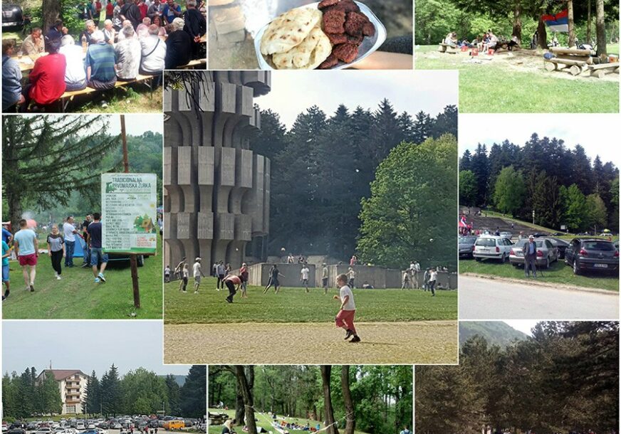 IZLETIŠTA PUNA KAO KOŠNICE Kolone vozila pored puta, obilje hrane, rekreacija (FOTO)
