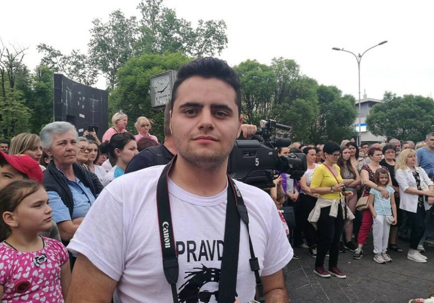 Na protestu u Banjaluci i novinar iz Meksika: “Nadam se da ću na dostojan način priču o Davidu predstaviti u svojoj zemlji”