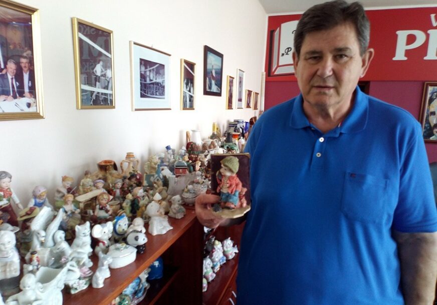 LJUBAV IZ BAKINOG KREDENCA Ranko Bakić iz Gradiške, kolekcionar figura od keramike