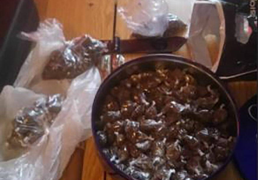 Policija u Kotor Varošu ODUZELA 600 grama marihuane