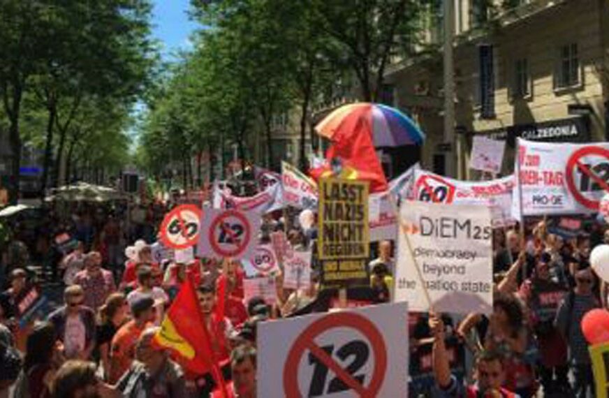 SINDIKATI U BEČU NA NOGAMA Protest 100.000 ljudi zbog radnog vremena od 12 časova