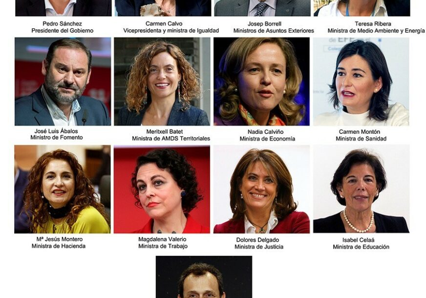 U novoj španskoj vladi 11 žena i pet muškaraca