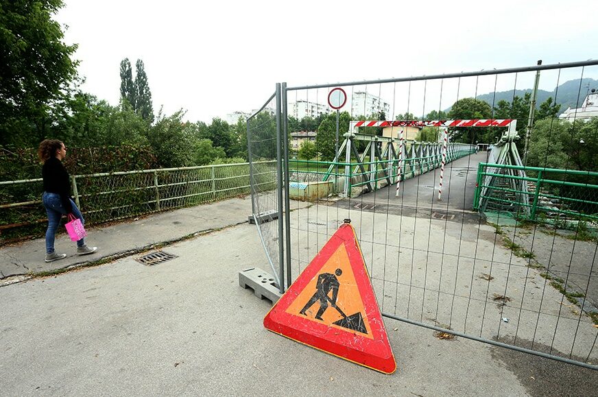 POSLJEDNJE ŠETNJE Zeleni most totalno zatvoren, sutra počinje rušenje