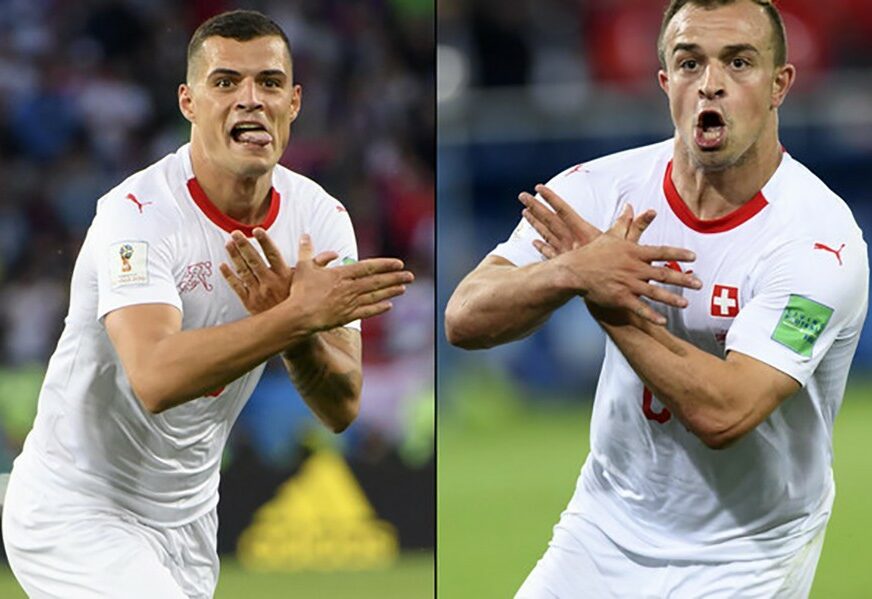 STOPAMA ŠAĆIRIJA I DŽAKE Fudbaler Drite nakon pogotka isticao dvoglavog orla, uključila se UEFA