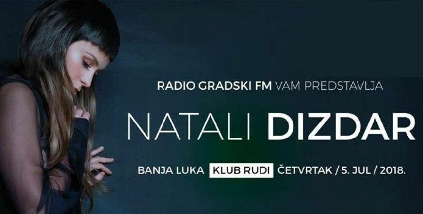 Koncert Natali Dizdar: Hrvatska pop diva večeras u Banjaluci