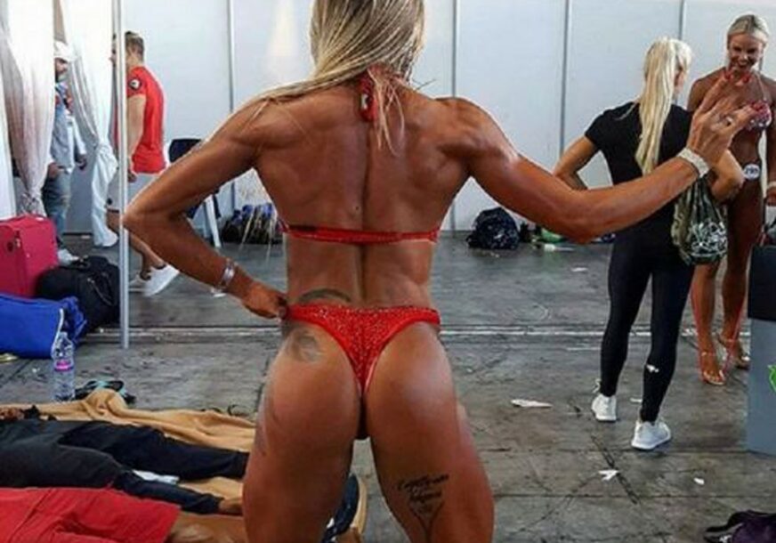 ZMAJ U FITNESU Nema mišića koji nije oslikan na njenom tijelu (FOTO)