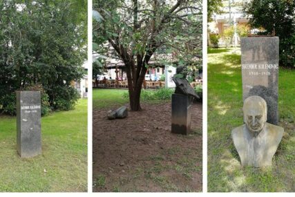 VANDALIZAM U SARAJEVU Srušena bista Skendera Kulenovića u centru grada
