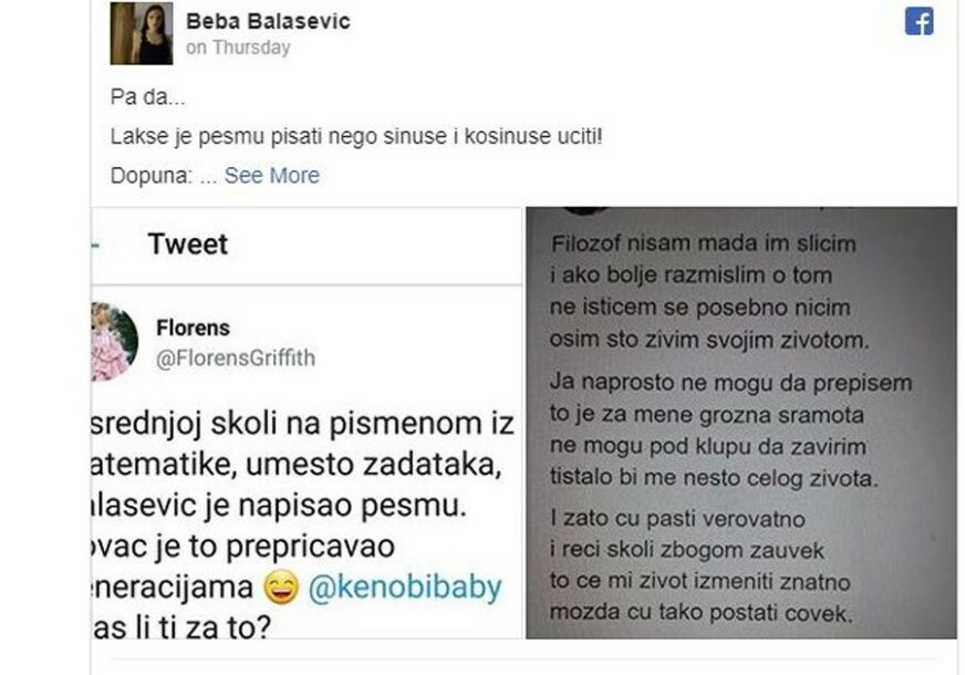 Foto: Beba Balasevic/Facebook 