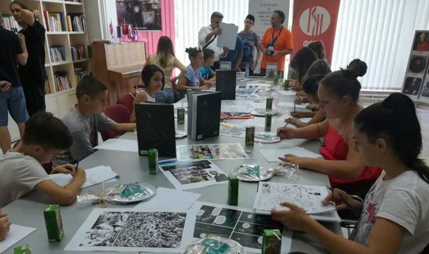 Kočić kao inspiracija: Maza održao strip radionicu za mališane