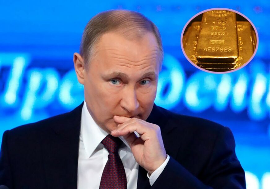 PUTIN GOMILA ZLATO Rusija je skupila 2.000 TONA plemenitog metala i ima DOBAR RAZLOG za to