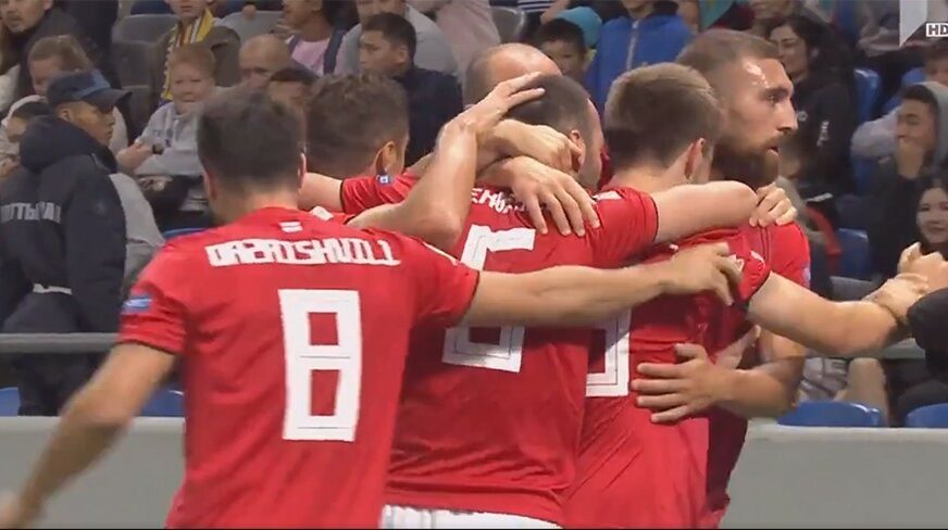 EVROGOL NA STARTU Liga nacija otvorena spektakularnim pogotkom Gruzijca (VIDEO)