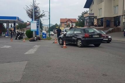 Motociklista povrijeđen nakon sudara s automobilom