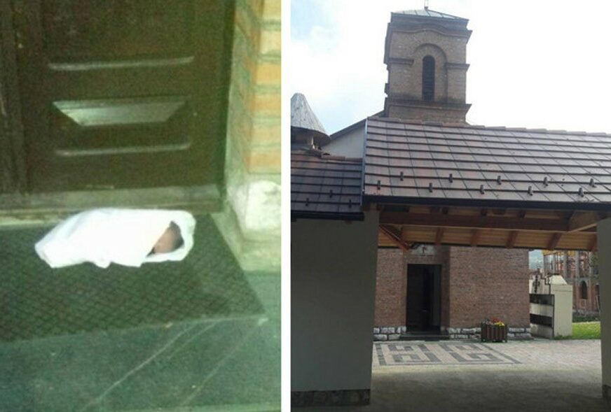 Bebu ostavljenu ispred crkve u Čajetini život I DALJE NE MAZI