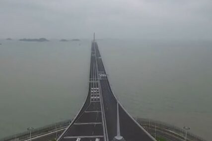 OTVOREN NAJDUŽI MOST PREKO MORA Građevina duga 55 KILOMETARA povezuje Hongkong, Makao i kontinent Kine (VIDEO)