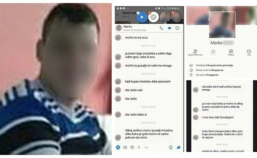 Uhapšen pedofil koji je preko Fejsbuka slao jezive poruke