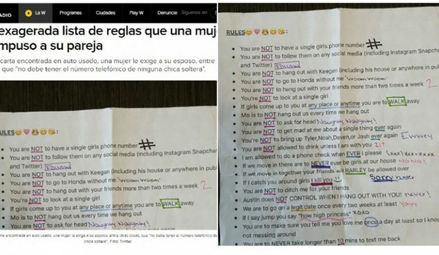 INTERNET MU PORUČIO “BJEŽI” Djevojka napisala momku 22 pravila koja će vas NASMIJATI DO SUZA