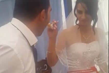 NAJJEZIVIJA SVADBA Ponudila je mladoženji tortu i u narednom trenutku svima je bilo jasno ZA KAKVOG ČOVJEKA SE UDALA (VIDEO)
