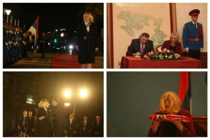 SRPSKA DOBILA PREDSJEDNICU Dodik predao Cvijanovićevoj zastavu i Ustav RS (FOTO, VIDEO)