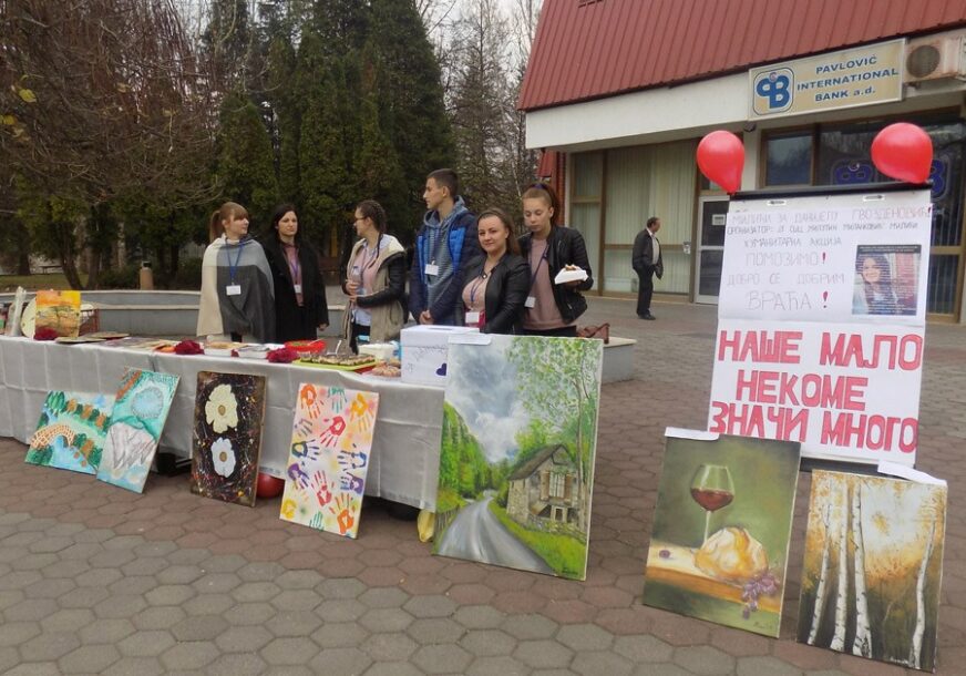 HUMANOST Srednjoškolci u Milićima u akciji za Danijelino ozdravljenje