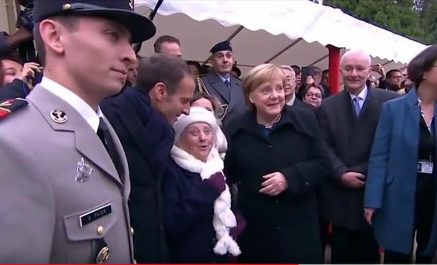 SVIJET PRIČA O NJOJ Stogodišnja Francuskinja prišla Angeli Merkel pa je bez pardona upitala: “Jeste li vi GOSPOĐA MAKRON”