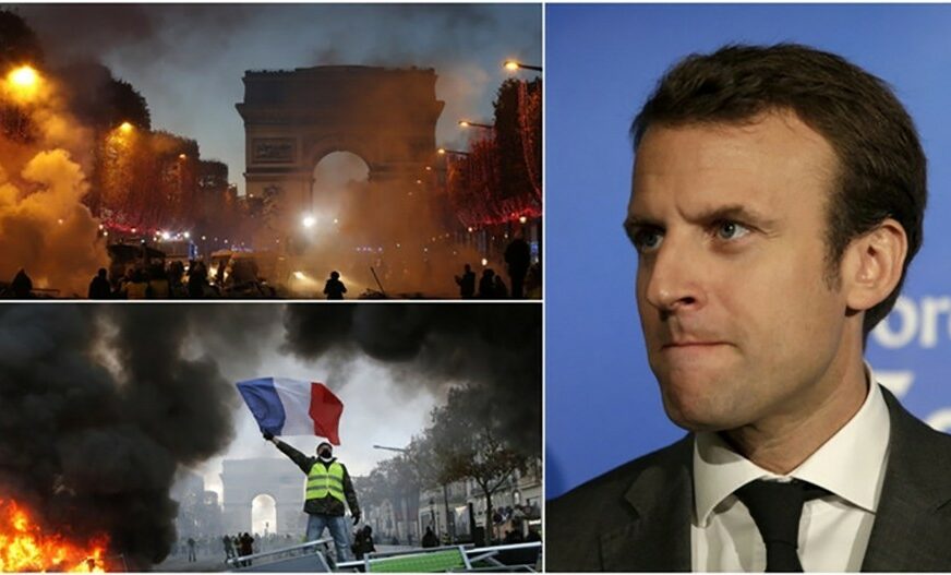 "Žuti prsluci" bukvalno su zapalili Francusku, mogu li da SRUŠE MAKRONA?