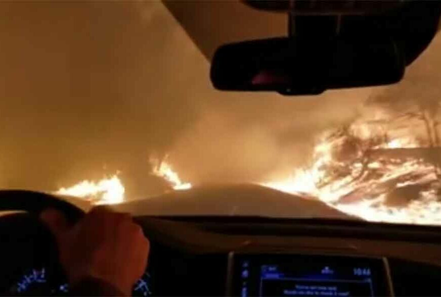 "IZGLEDA ZASTRAŠUJUĆE" U jednom video snimku prikazan je SAV HOROR požara koji gutaju Kaliforniju (VIDEO)