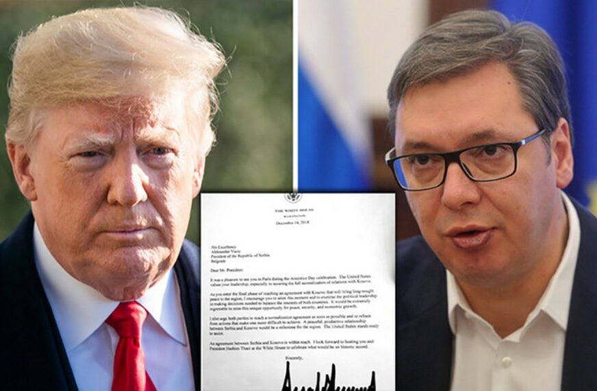 TRAMPOVO PISMO VUČIĆU "Cijenimo vaše liderstvo, ohrabrujem vas da iskoristite OVAJ TRENUTAK"