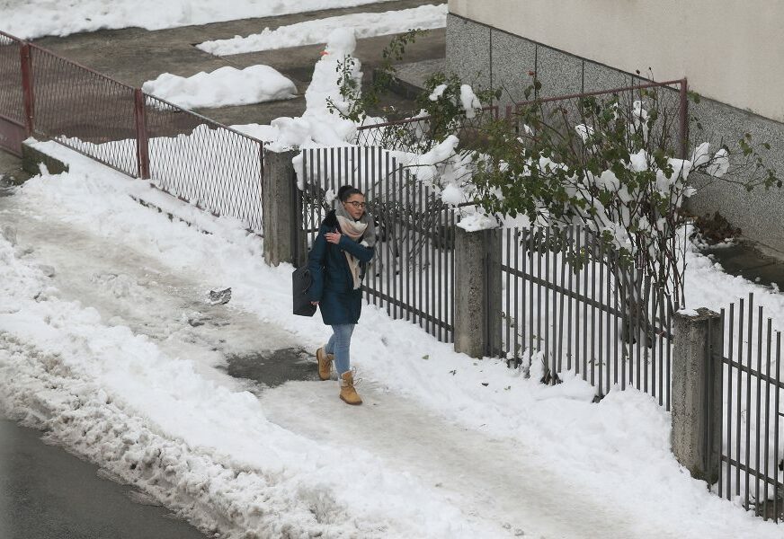 NAJVIŠA TEMPERATURA U MINUSU U BiH danas padavine u većini predjela, snijeg najveći u Han Pijesku