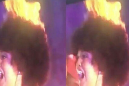 DRAMATIČAN TRENUTAK Mis Afrike se zamalo zapalila na sceni (VIDEO)
