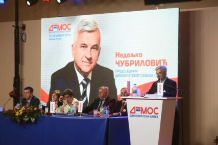 Čubrilović jedini kandidat: DEMOS bira predsjednika, evo ko će da vodi Glavni odbor