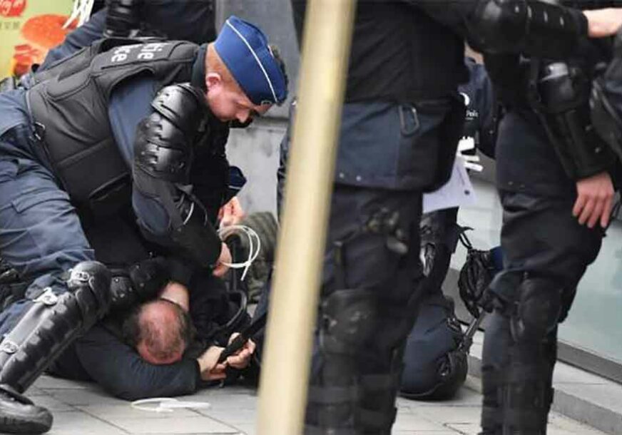 POKUŠALI DA SE PROBIJU DO SJEDIŠTA EU U Belgiji uhapšeno više od 400 demonstranata