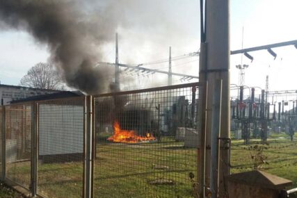 Gori trafo stanica u Bijeljini: Veći dio grada ostao bez struje