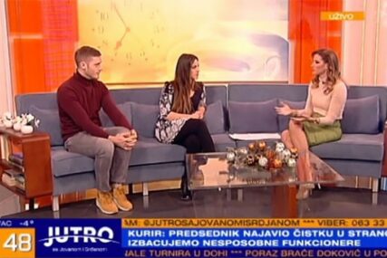 Aleksandar Radojičić usred emisije iznenadio Jovanu pitanjem o Željku, a onda je ona morala da PREKINE RAZGOVOR