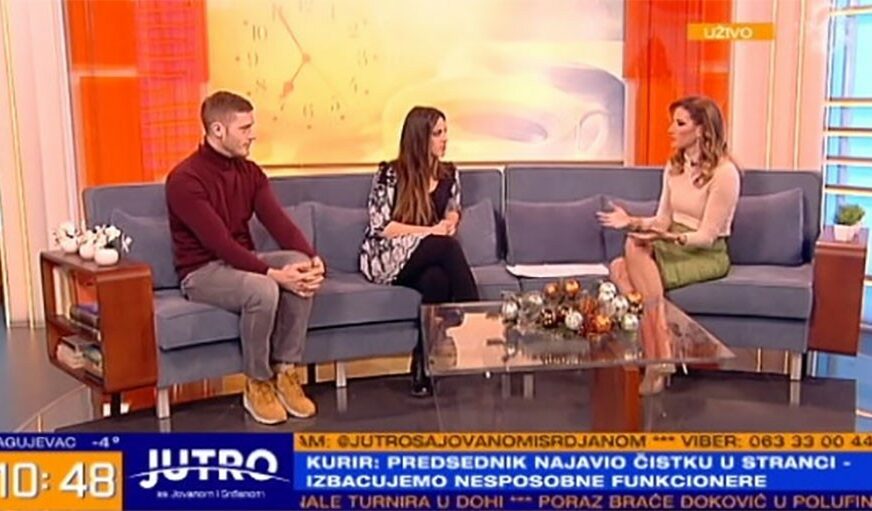 Aleksandar Radojičić usred emisije iznenadio Jovanu pitanjem o Željku, a onda je ona morala da PREKINE RAZGOVOR