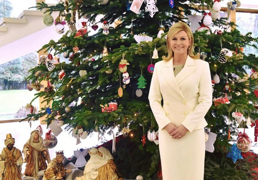 Predsjednica Hrvatske čestitala Božić pravoslavnim vjernicima
