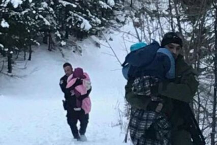 ZBOG HLADNOĆE IZGUBILA DIJETE Potresna sudbina migranata iz Sirije koji su krenuli iz BiH u Hrvatsku  