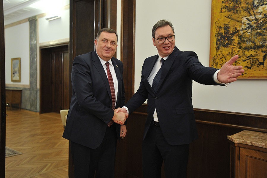 „ŽELIM VAM MNOGO NOVIH POBJEDA“ Dodik čestitao Vučiću rođendan